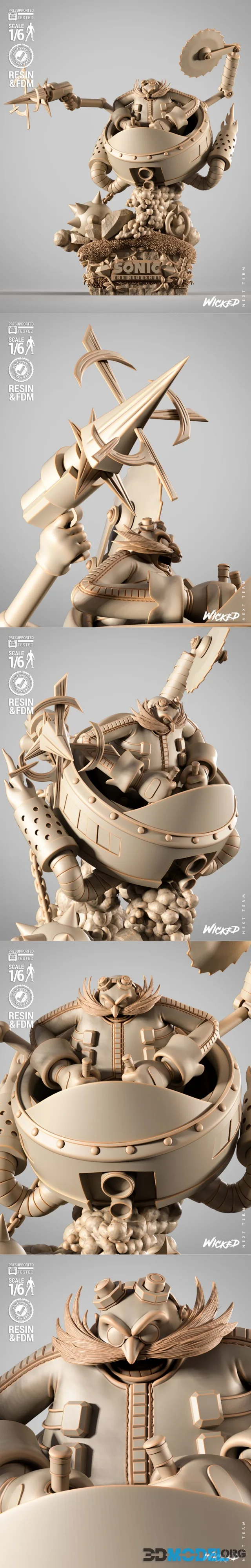 WICKED - Dr Eggman Sculpture – Printable