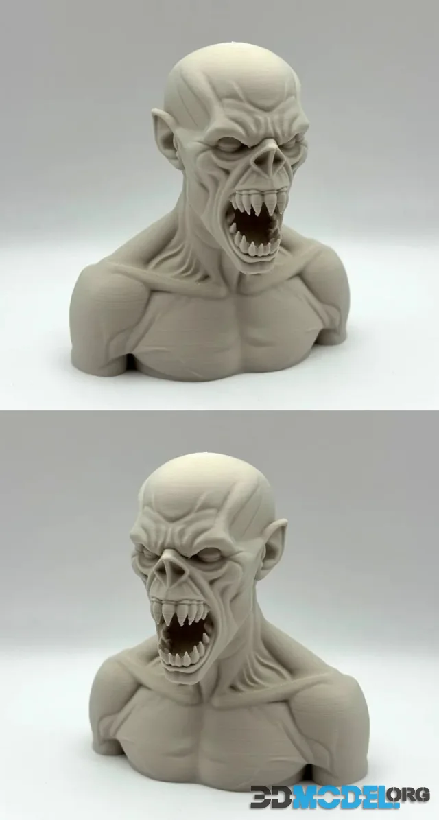 Monstrous Horror Bust – Printable
