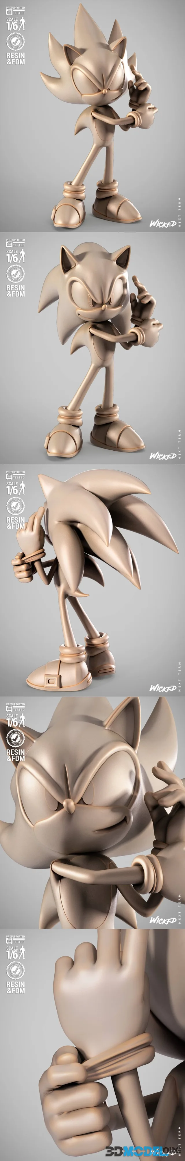 WICKED - Sonic Sculpture #2 – Printable