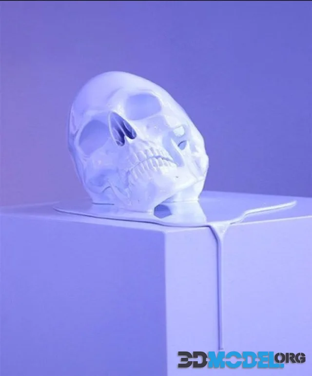 Melting Skull – Printable