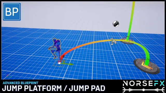 Advanced Blueprint Jump Platform Jump Pad
