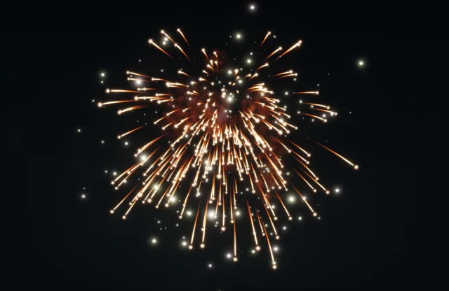 Advanced fireworks show