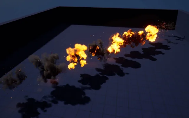 Aerial Explosion FX VDB