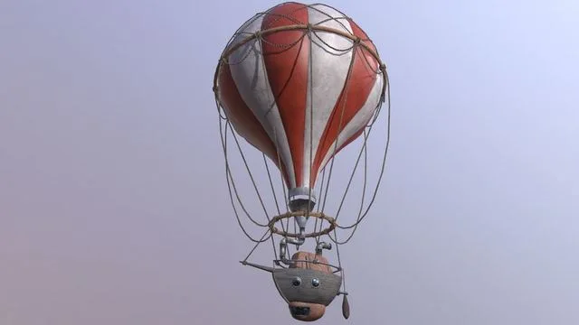 Air Balloon Low-poly (PBR)