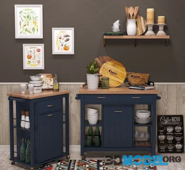 Aldridge Kitchen Cart