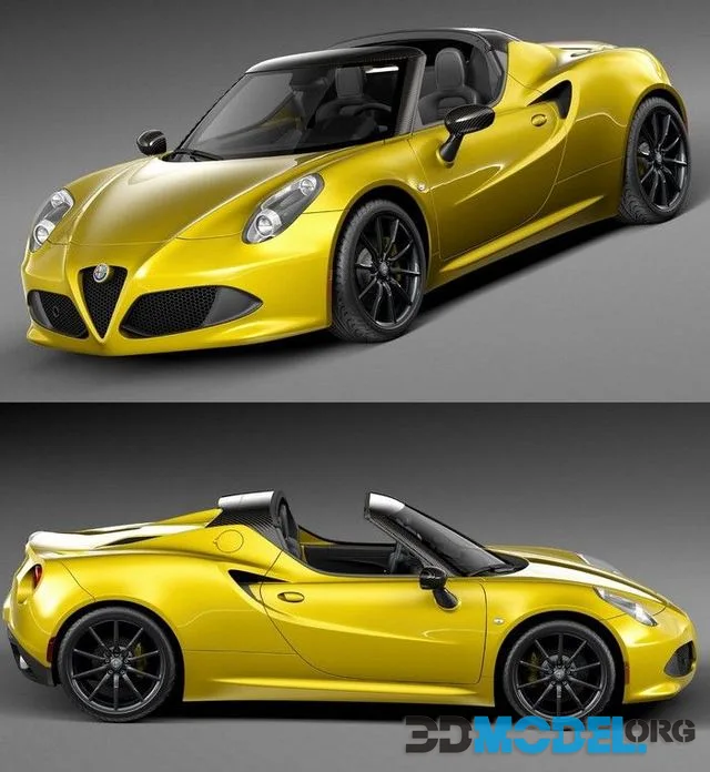Alfa Romeo 4C Spider 2015 (PBR)