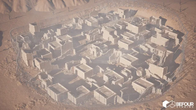 Ancient Desert Ruins Environment w/ Map Generator PCG