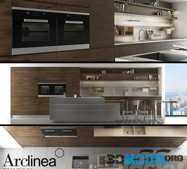 Arclinea Convivium Kitchen