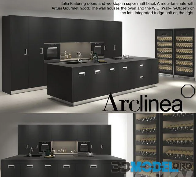 Arclinea italia black armor