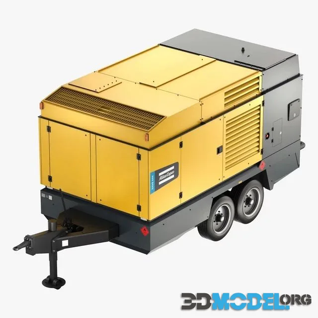Atlas Copco Large Portable Diesel Air Compressor – DrillAir Y35 – X28 (PBR)