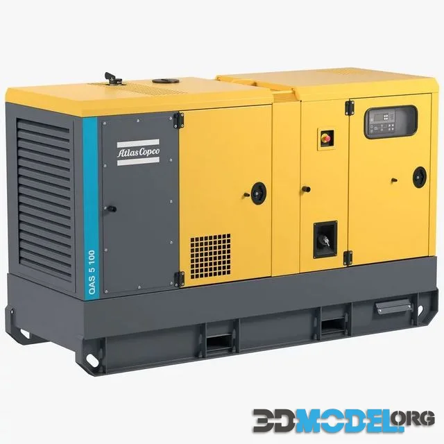 Atlas Copco Mobile Diesel Generator – QAS 5 100 (PBR)