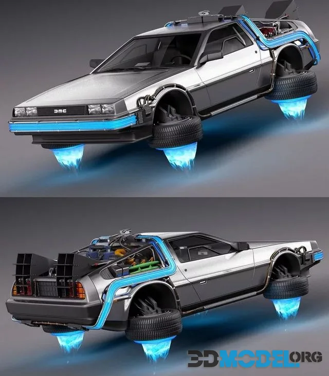 Back To The Future 2 DeLorean (PBR)