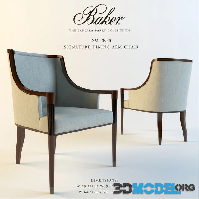 Baker_3645_SIGNATURE DINING ARM CHAIR