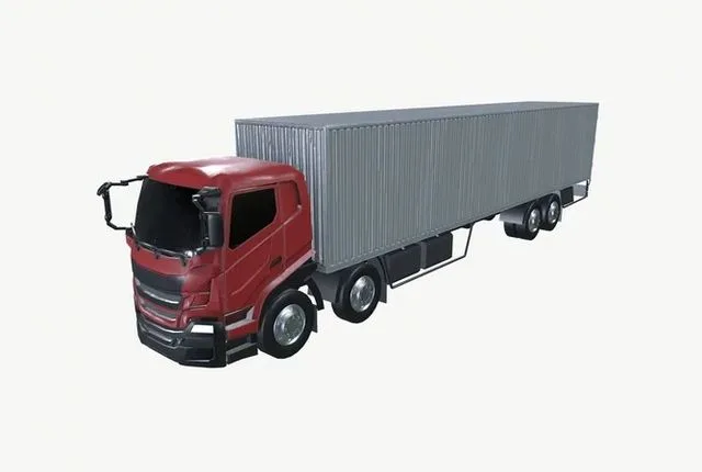 Big Truck Low-poly (PBR)