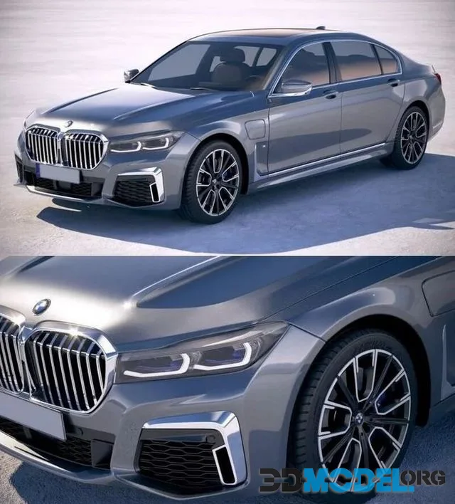 BMW 7-series M long 2020 (PBR)
