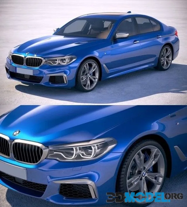 BMW M550i sedan 2018 (PBR)