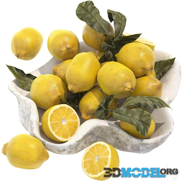 bowl of yellow lemons