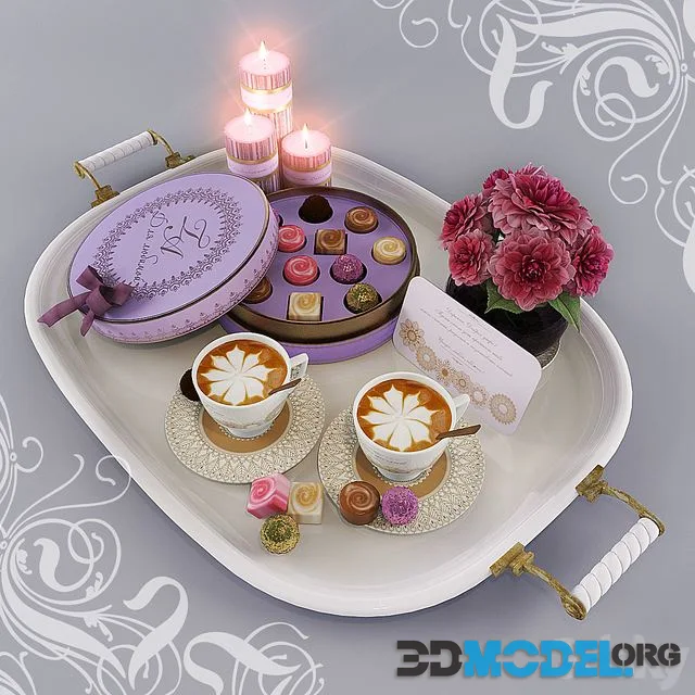 Breakfast in bed Good morning, my love