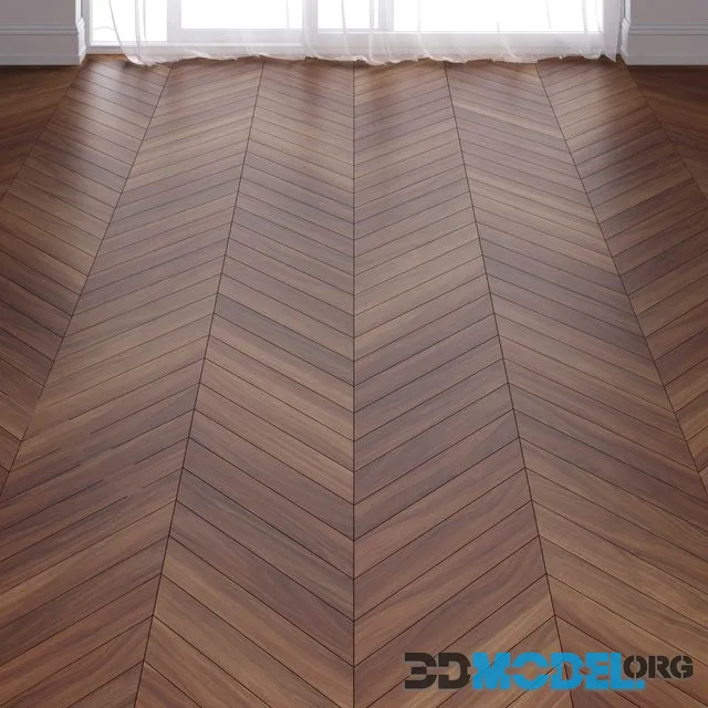 Brown Teak Wood Parquet Floor in 3 types