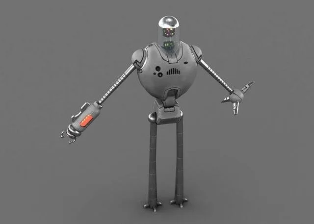 Cartoon Robot Low-poly (PBR)