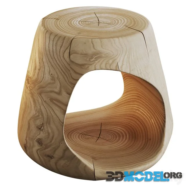 Cedar slab coffee table