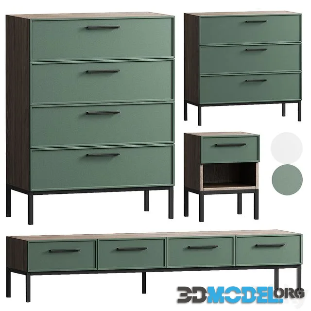 Chest of drawers,Bedside table,TV Nicole