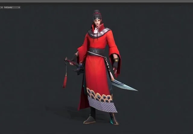 Chivalrous swordsman (PBR)