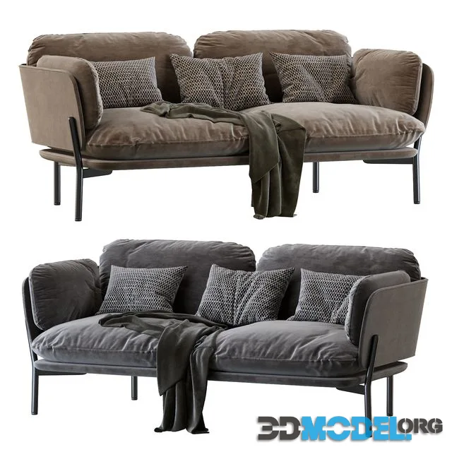 Cloud Two Seater LN2 desert stone by & TRADITION
