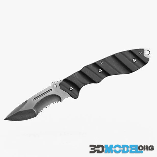 Combat Tactical Knife v2 Low-poly (PBR)