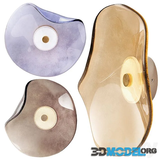 CONTEMPORARY WALL SCONCE WITH GLASS SHADE