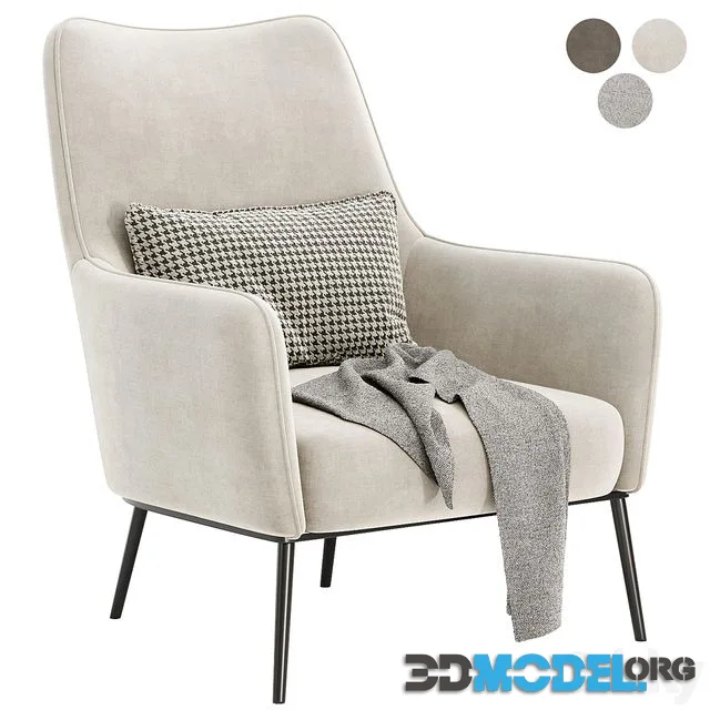 Cortez theo onyx chair