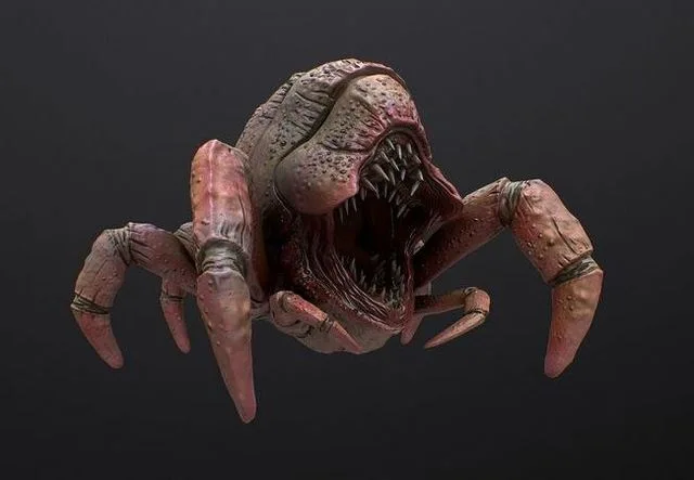 Crab Creature Low-poly (PBR)