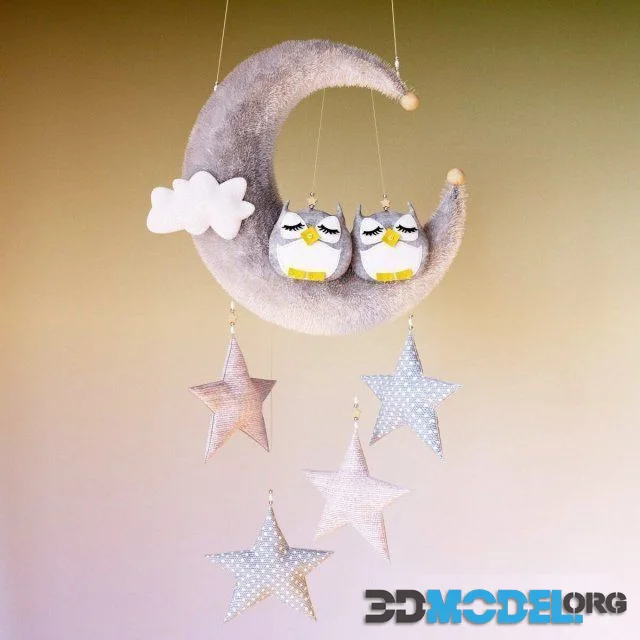 Decor for children room, Mobil sova