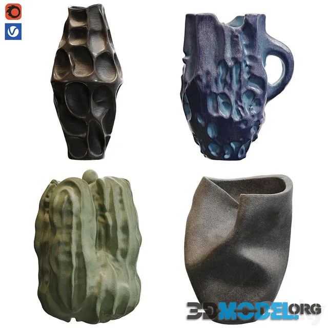 Decor (4 vases)