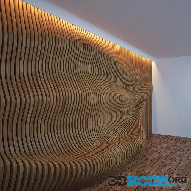 Decorative panel-bench