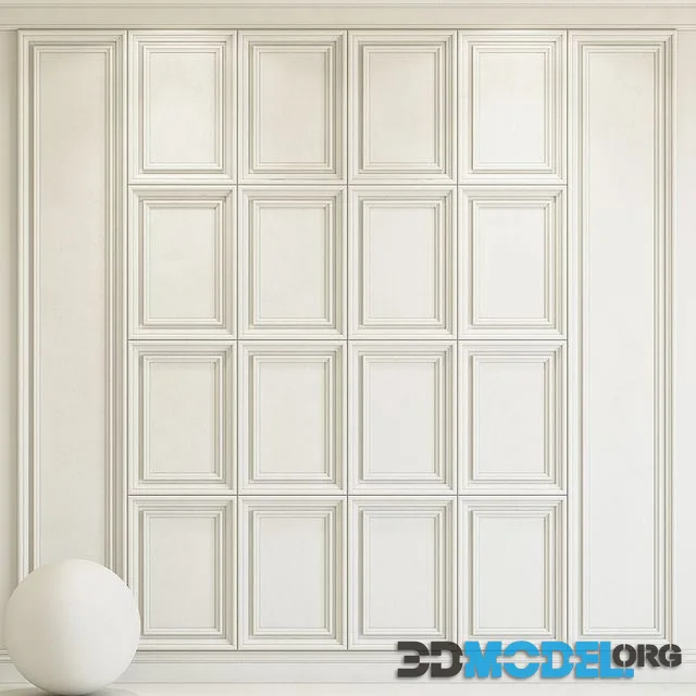 Decorative plaster with molding 92