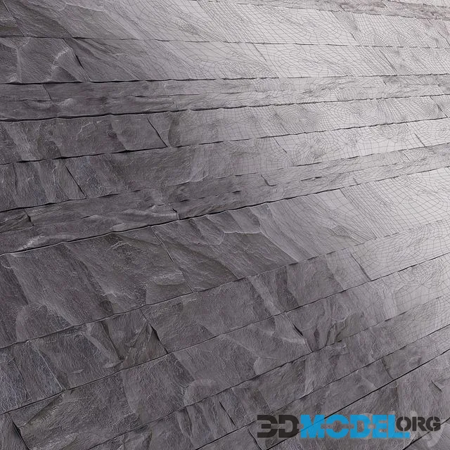 Decorative Slate stone texture blue