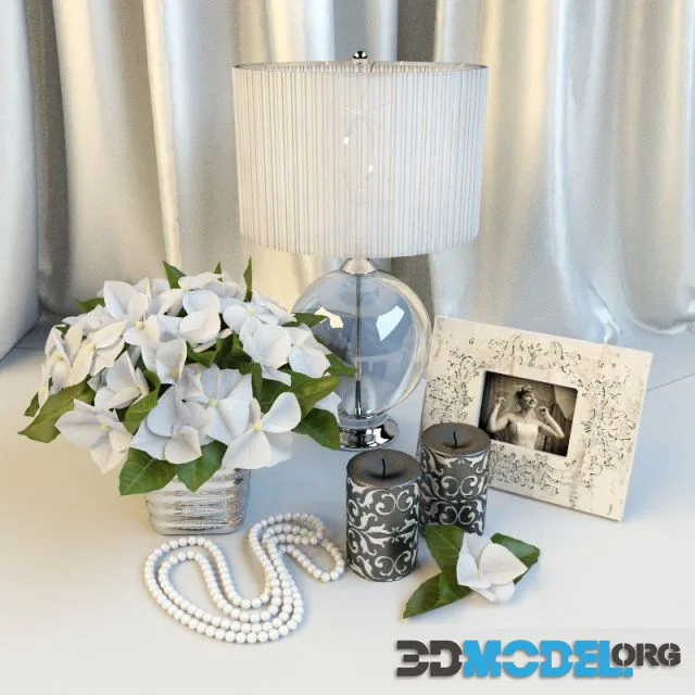 Delicate decorative set