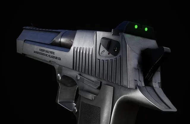 Desert Eagle Pistol Low-poly (PBR)