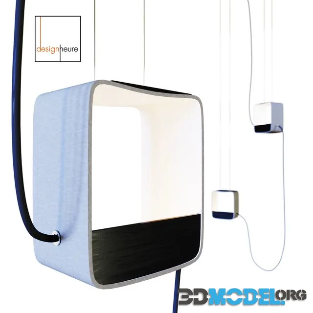 DesignHeure 2 Petit Carre Eau de lumiere