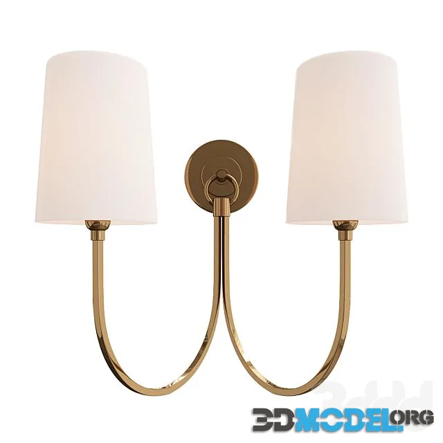 DOUBLE SWAG SCONCE - 2 LIGHT