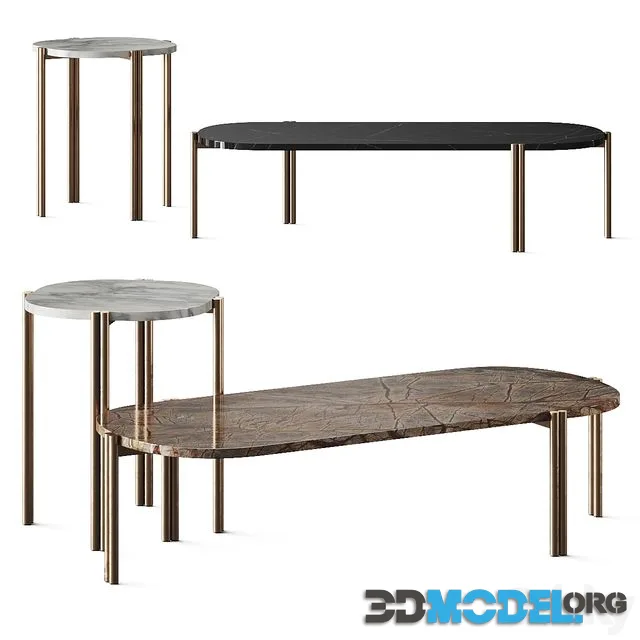 Fanti Bozzetti Menegon Ofiuco Coffee Tables