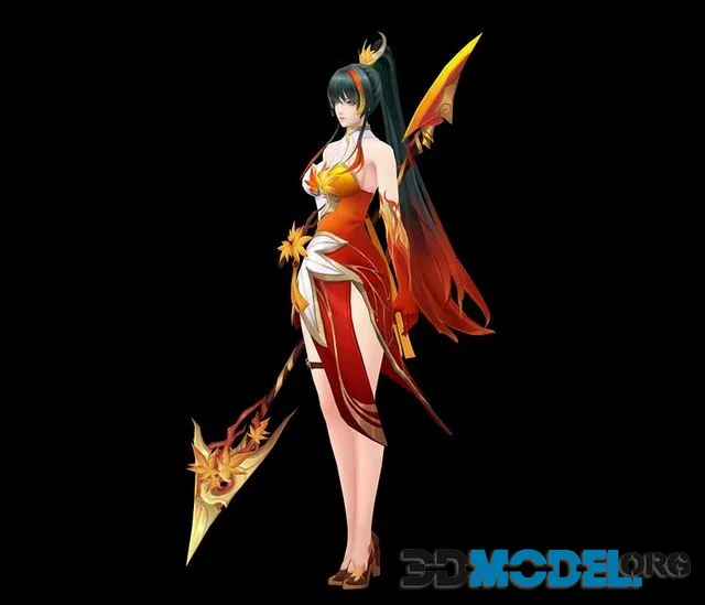 Female warrior (PBR)