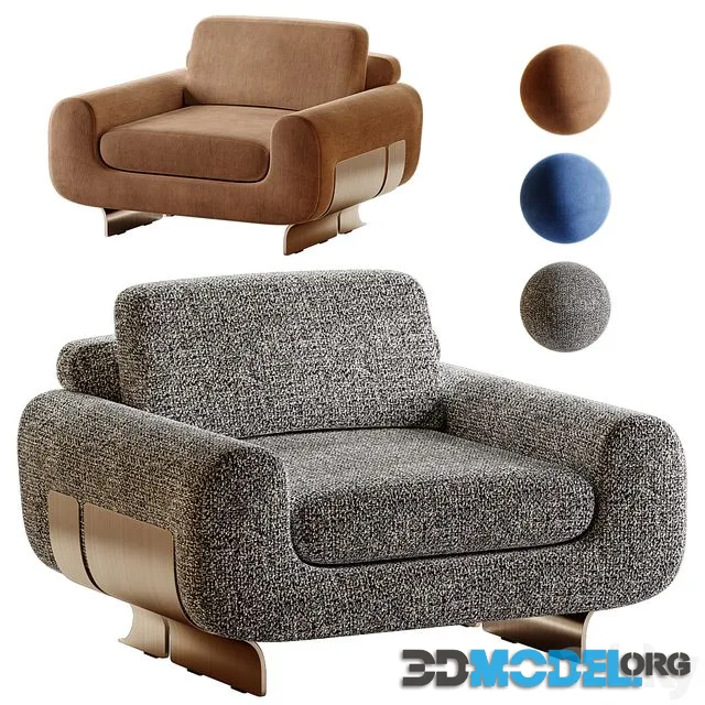 Fendi Gran plie armchair
