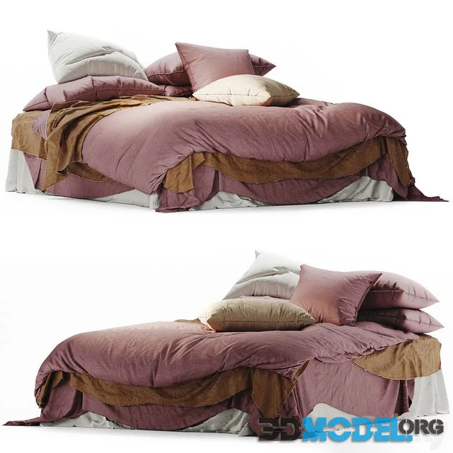 Flocca linen bedding