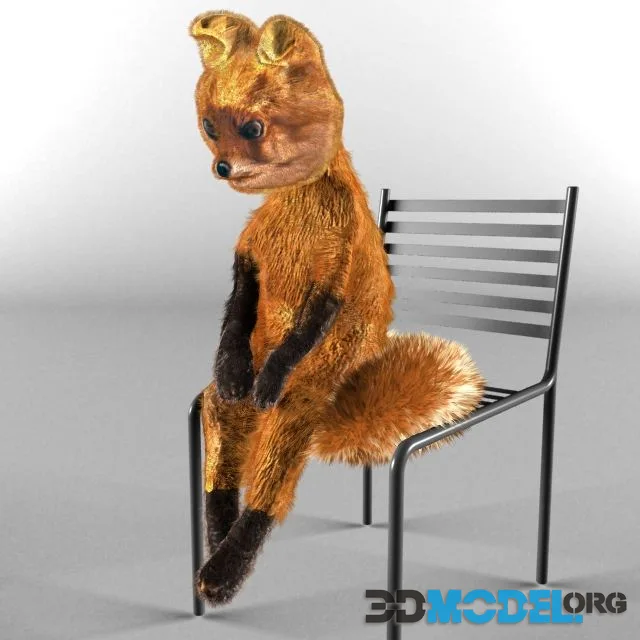 Fox on the chair