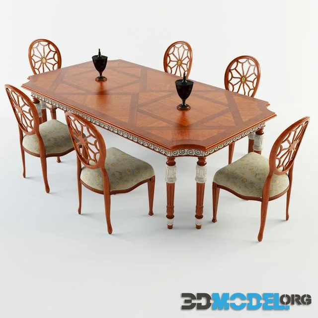 Francesco molon dining table and chair