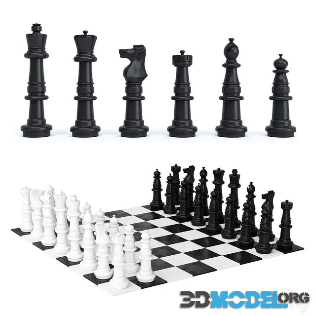 Garden chess pieces KSH-36