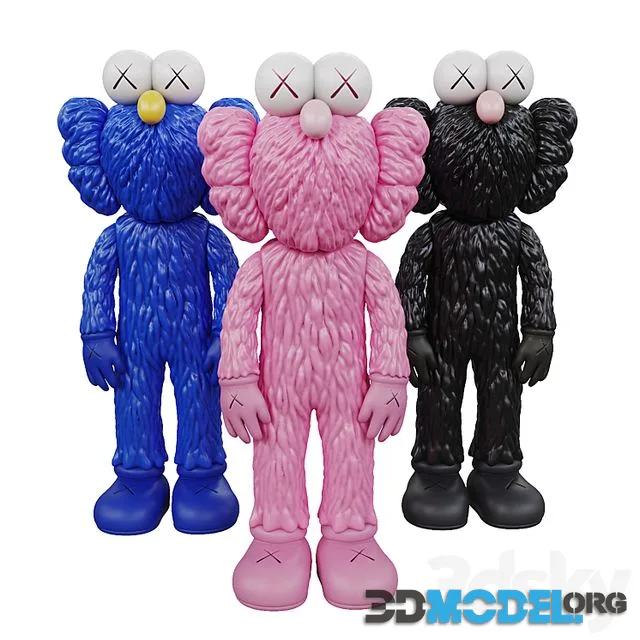 HEROES OF THE COMIC CHARACTER KAWS BFF