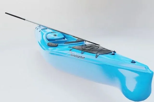 High detailed kayak Low-poly (PBR)